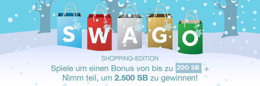 200 SB zum Weihnachts-Shopping-Swago