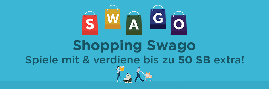 Jetzt beim aktuellen Swagbucks Shopping Swago Juni 2018 teilnehmen.