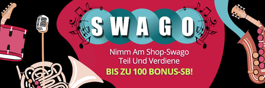 Verdiene bis zu 100 Bonus-SB mit dem Swagbucks Deutschland Shop Swago April 2021