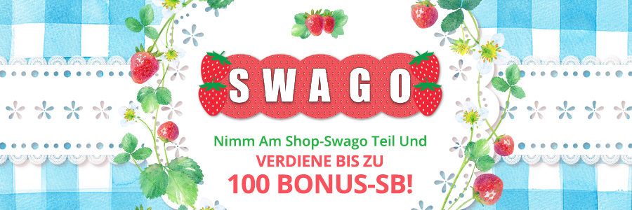 Verdiene bis zu 100 Bonus-SB mit dem Swagbucks Deutschland Shop Swago Mai 2021